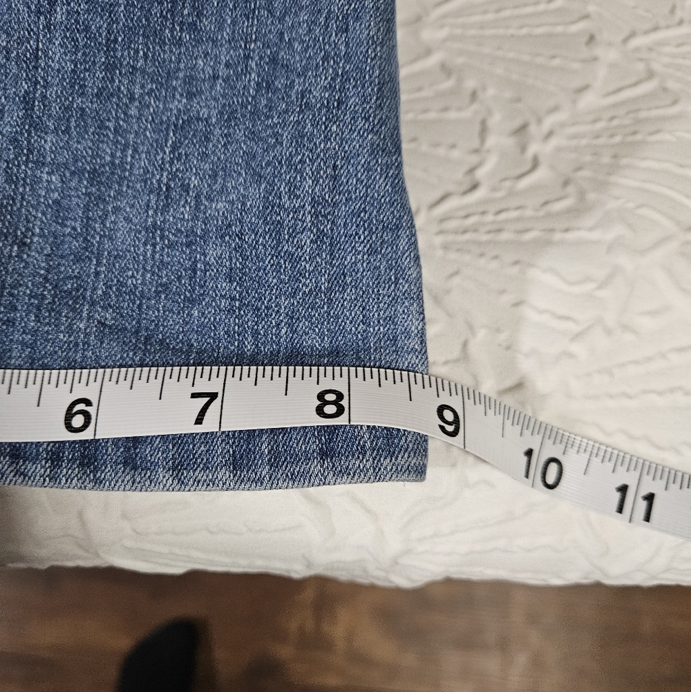 Wrangler Rock 47 Embroidered Back Pocket Bootcut Jeans - Blue Size 12/14 - Picture 5 of 12